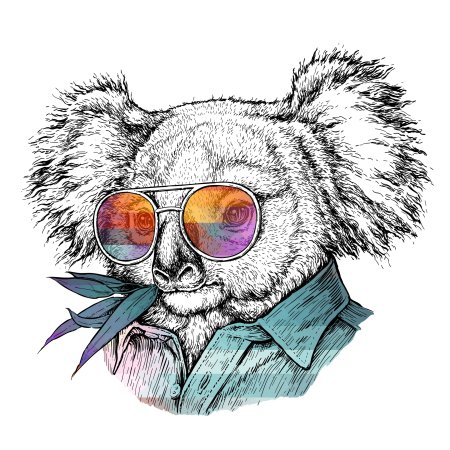 Коала крутой арт