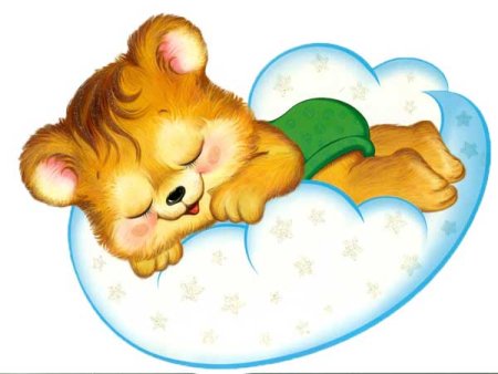 Животные спящие на облаках