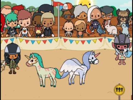 Toca World Life stable лошади