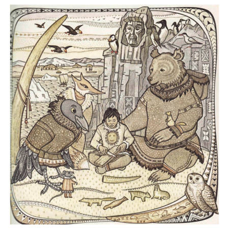 Мифология манси иллюстрации