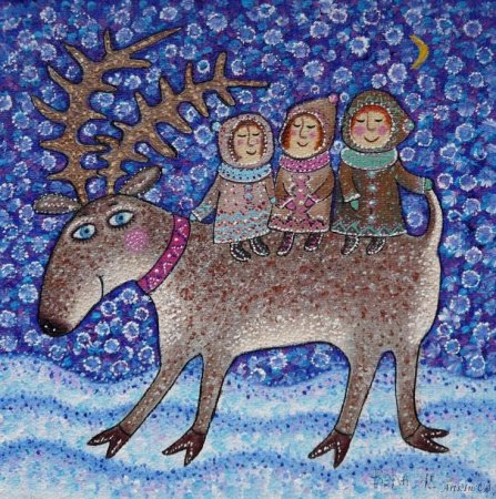 Тундра рисунок