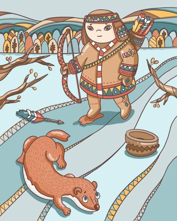 Фомин Николай иллюстрации сказки народов севера