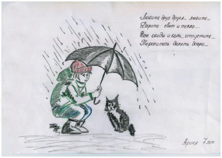 Рисунок о доброте 4 класс