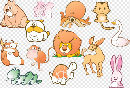 Забавные животные вектор