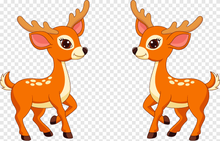 Олененок мультяшный