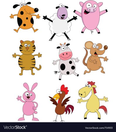 Животные изобразить смешные для детей