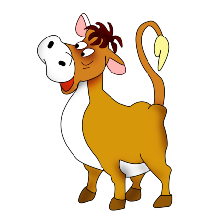 Корова Мурка и теленок Гаврюша