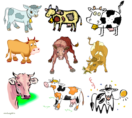 Стилизованная корова