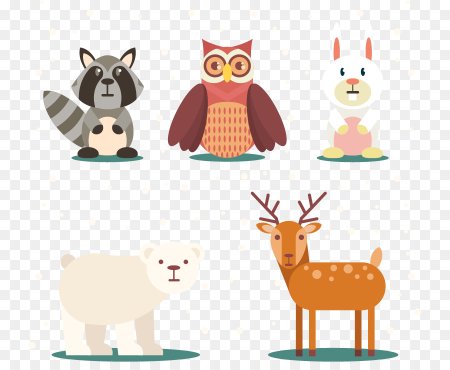 Животные в иллюстраторе