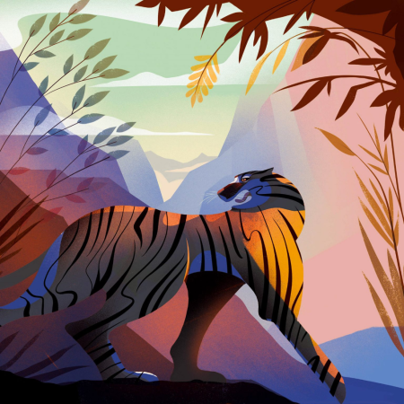 Животные в иллюстраторе