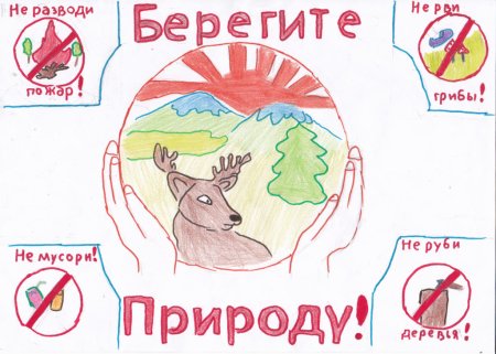 Плакат красная книга