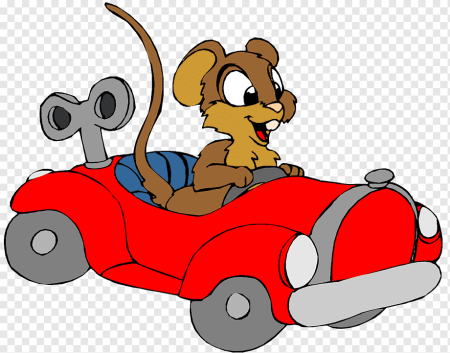 Мышонок на авто