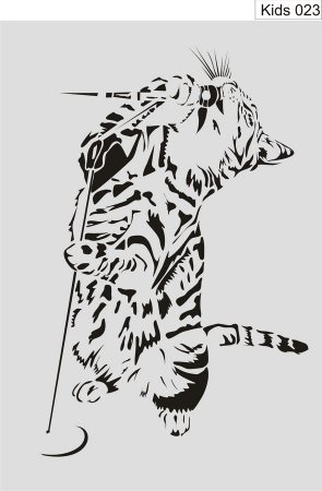 Трафареты для декора бамбук