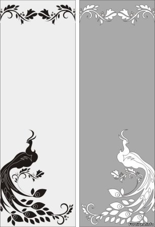 Трафарет в японском стиле на стену