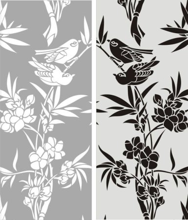 Узоры для пескоструйной обработки животные