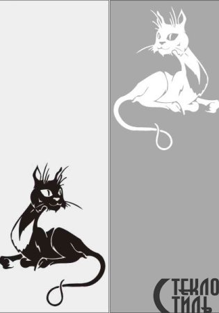 Векторные рисунки на стекле