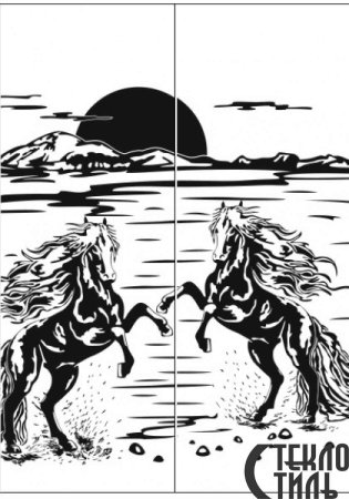 Векторные рисунки на шкаф купе