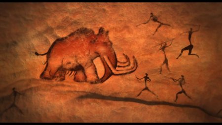 Наскальная живопись Мамонтов