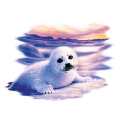 Байкальская Нерпа рисунок для детей