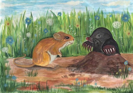Рисунок на тему лес