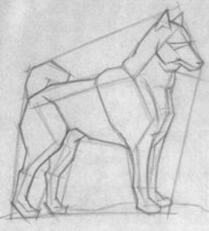 Скульптуры животных карандашом