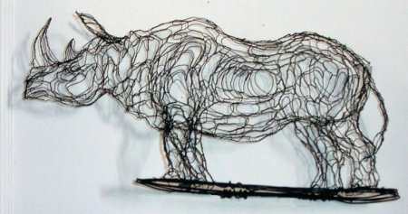 Каркас животного из проволоки