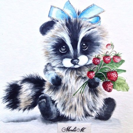 Марина Лебедева художник милые зверюшки