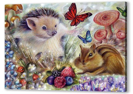 Сказочные иллюстрации с животными