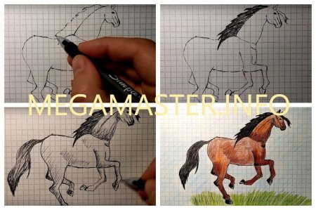 Простые рисунки по клеточкам животных