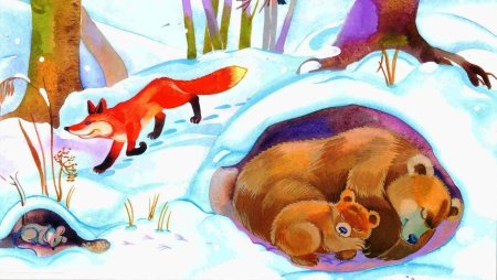 Зимующие животные для детей