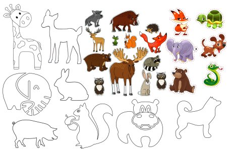 Зарисовки диких животных