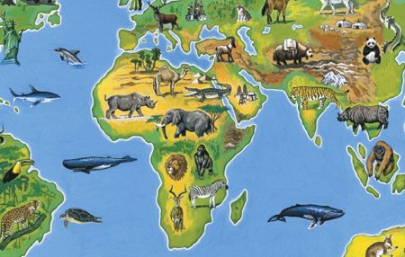 Места обитания животных