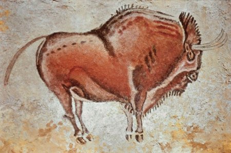 ЗУБР Пещерная живопись палеолит пещера Альтамира Испания