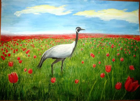 Рисунок Заповедный пейзаж