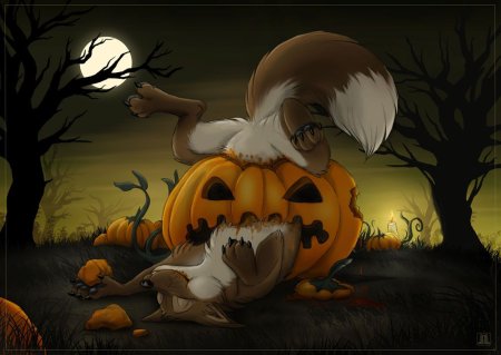 Хеллуинская лиса