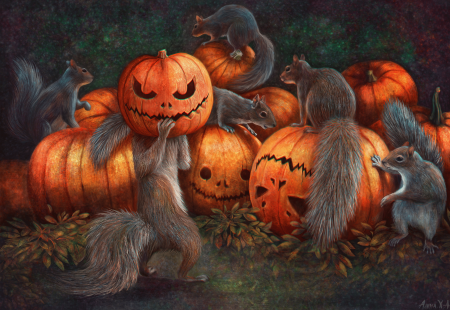 Хэллоуин животные