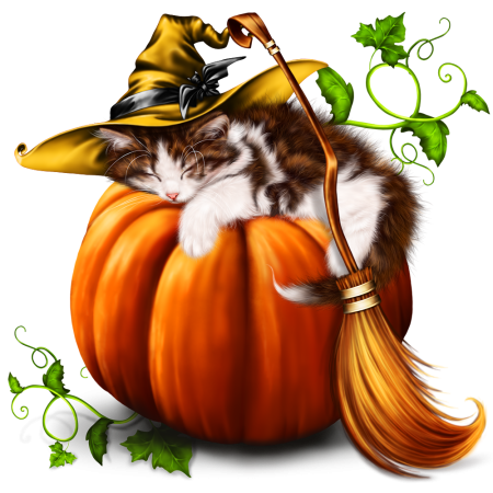 Открытка Хэллоуин милая