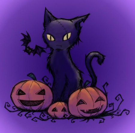 Тыква Хэллоуин лиса