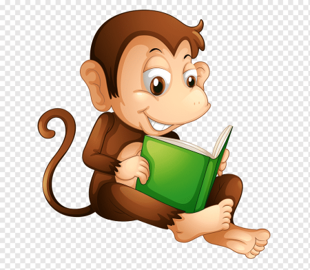 Животные с книжкой для детей