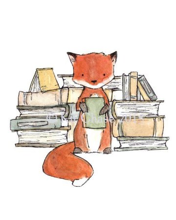 Лиса с книгой
