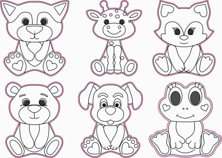 Шаблоны зверюшек