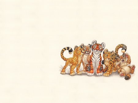 Обои в стиле животных