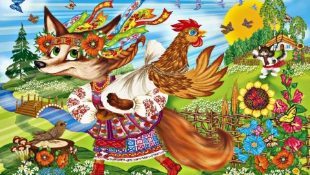 Кот петух и лиса русская народная сказка