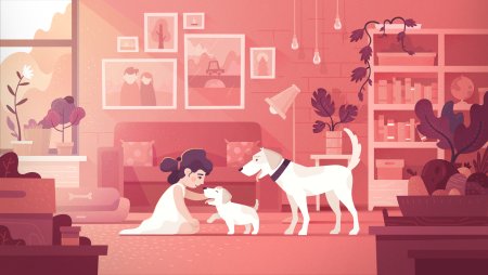 Собака в иллюстраторе