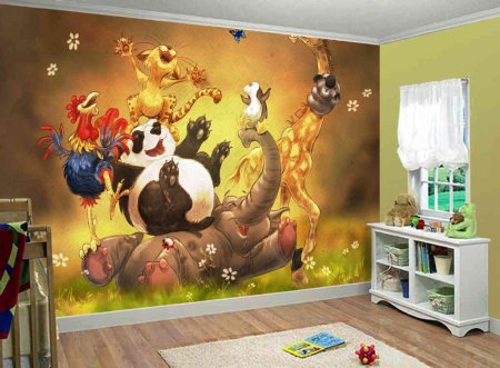Фотообои детские с животными