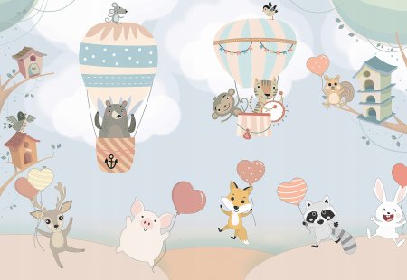 Нежные детские фотообои