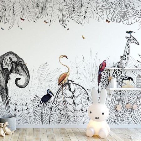 Фотообои с животными в детскую