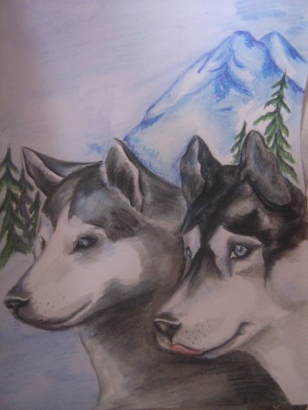 Рисование мой любимый щенок