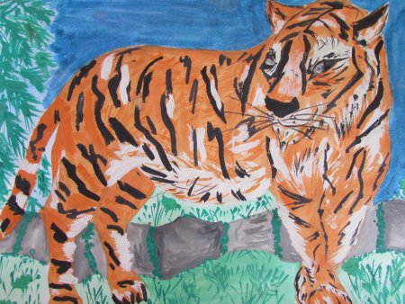 Рисунок тигра