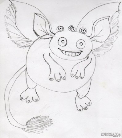 Несуществующее животное рисунок